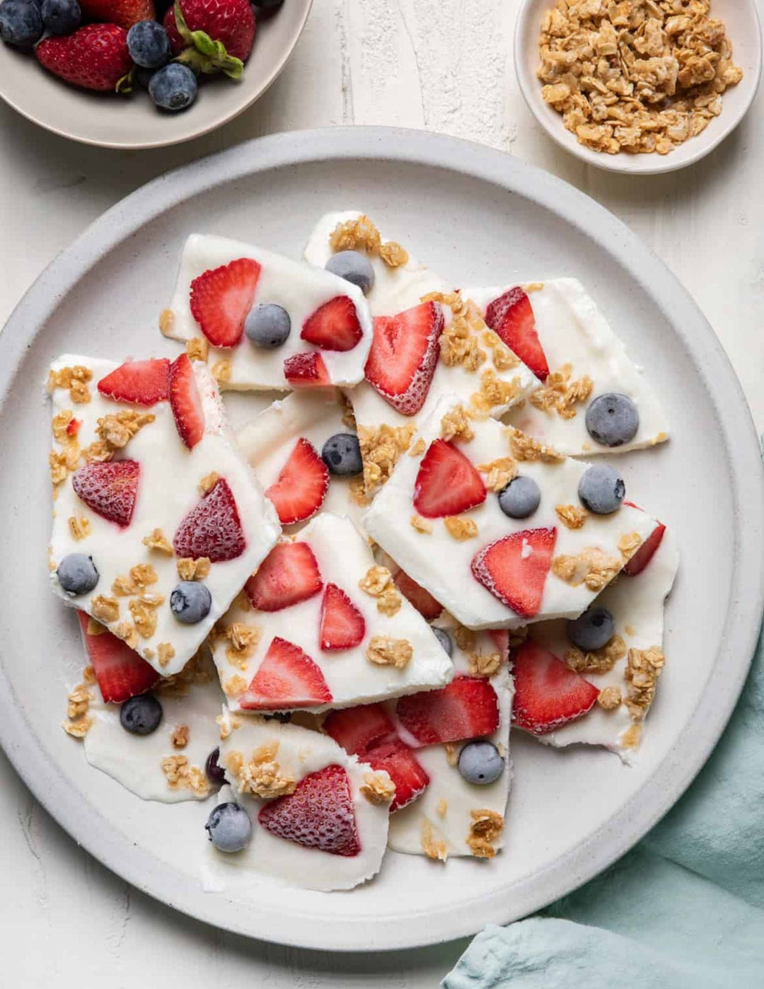 Frozen Berry Yogurt Bark