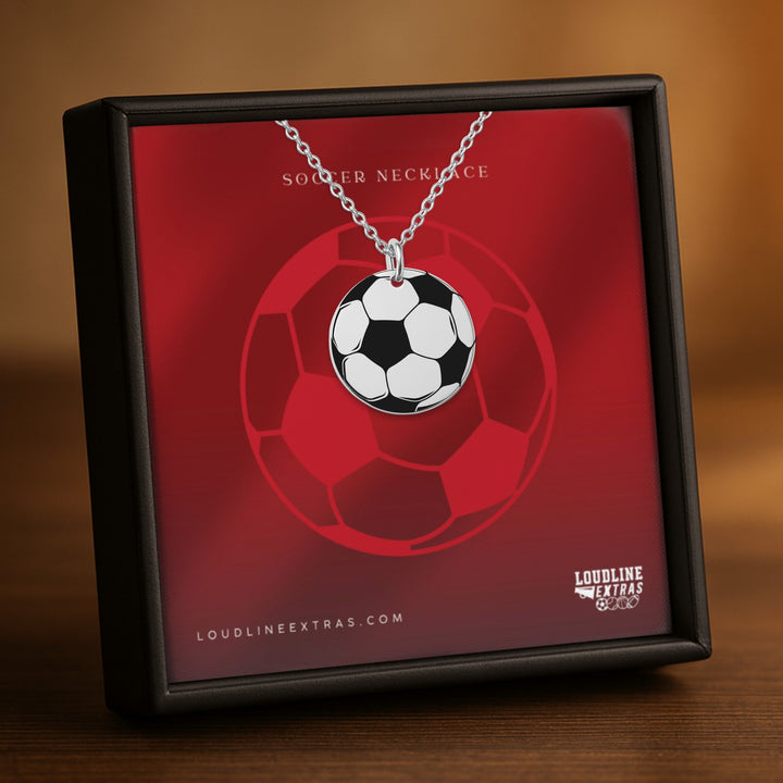 Soccer Ball Coin Necklace