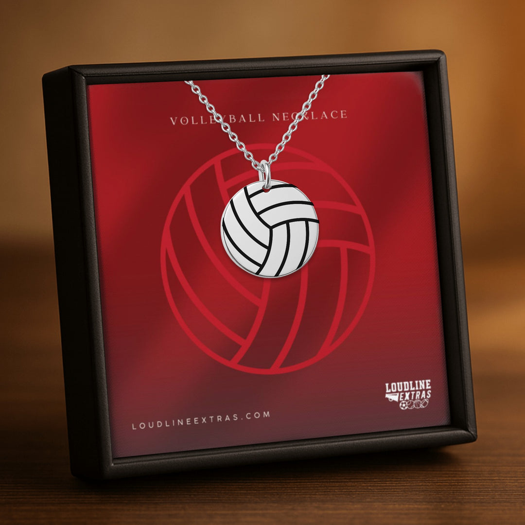Volleyball Coin Necklace