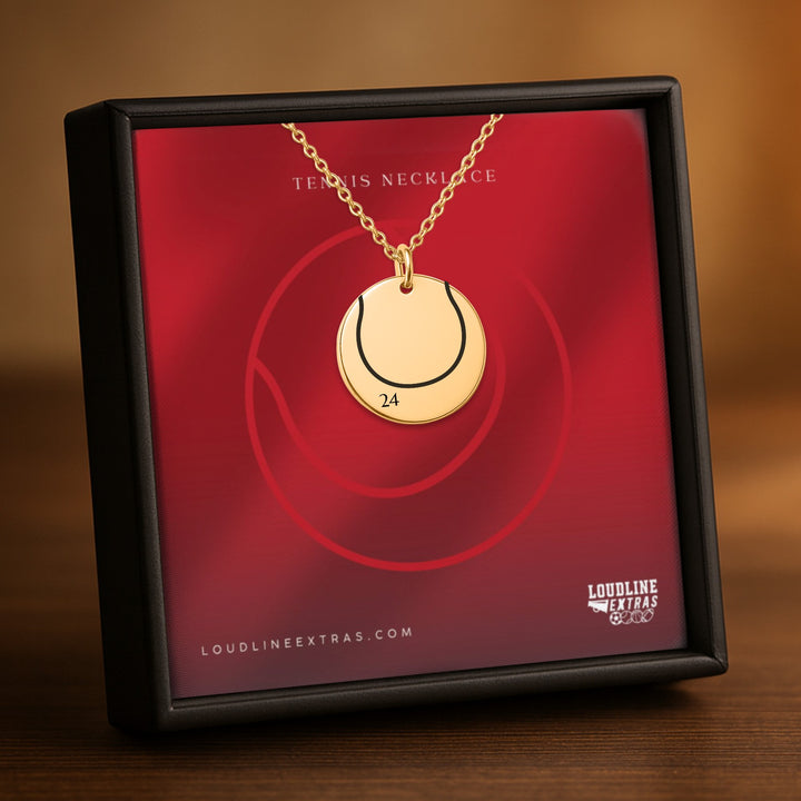 Tennis Ball Coin Necklace