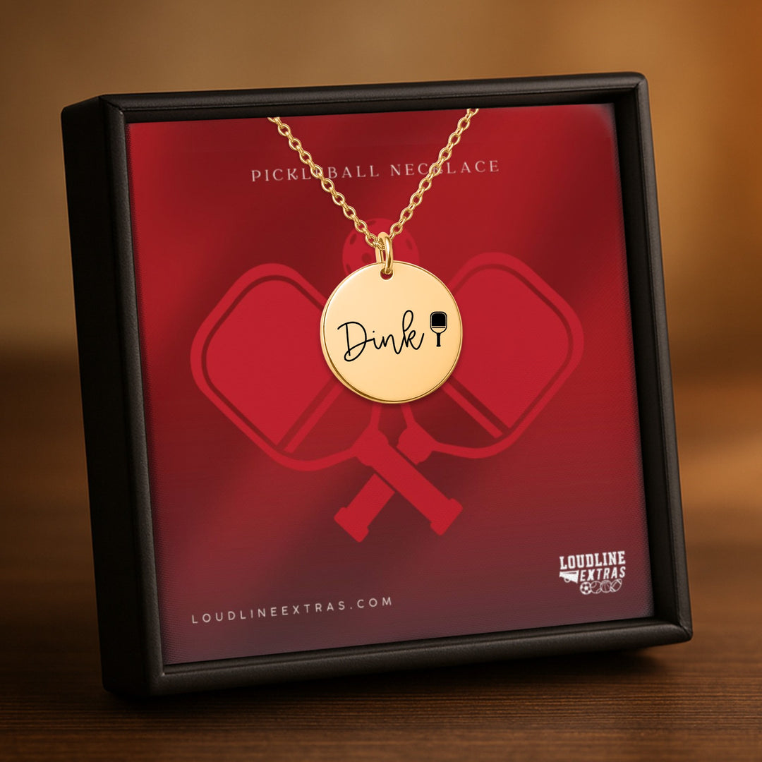 Dink Pickleball Coin Necklace