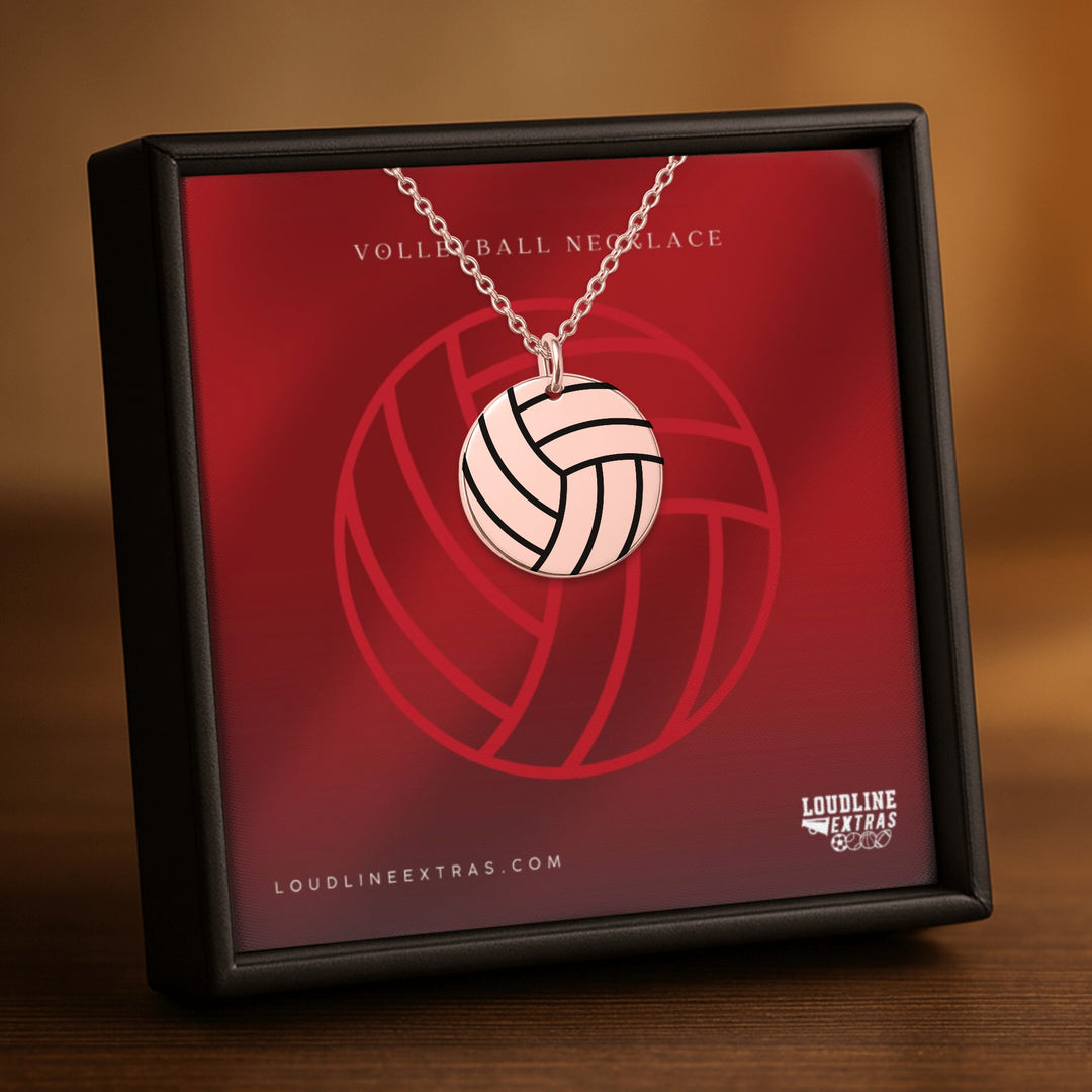 Volleyball Coin Necklace