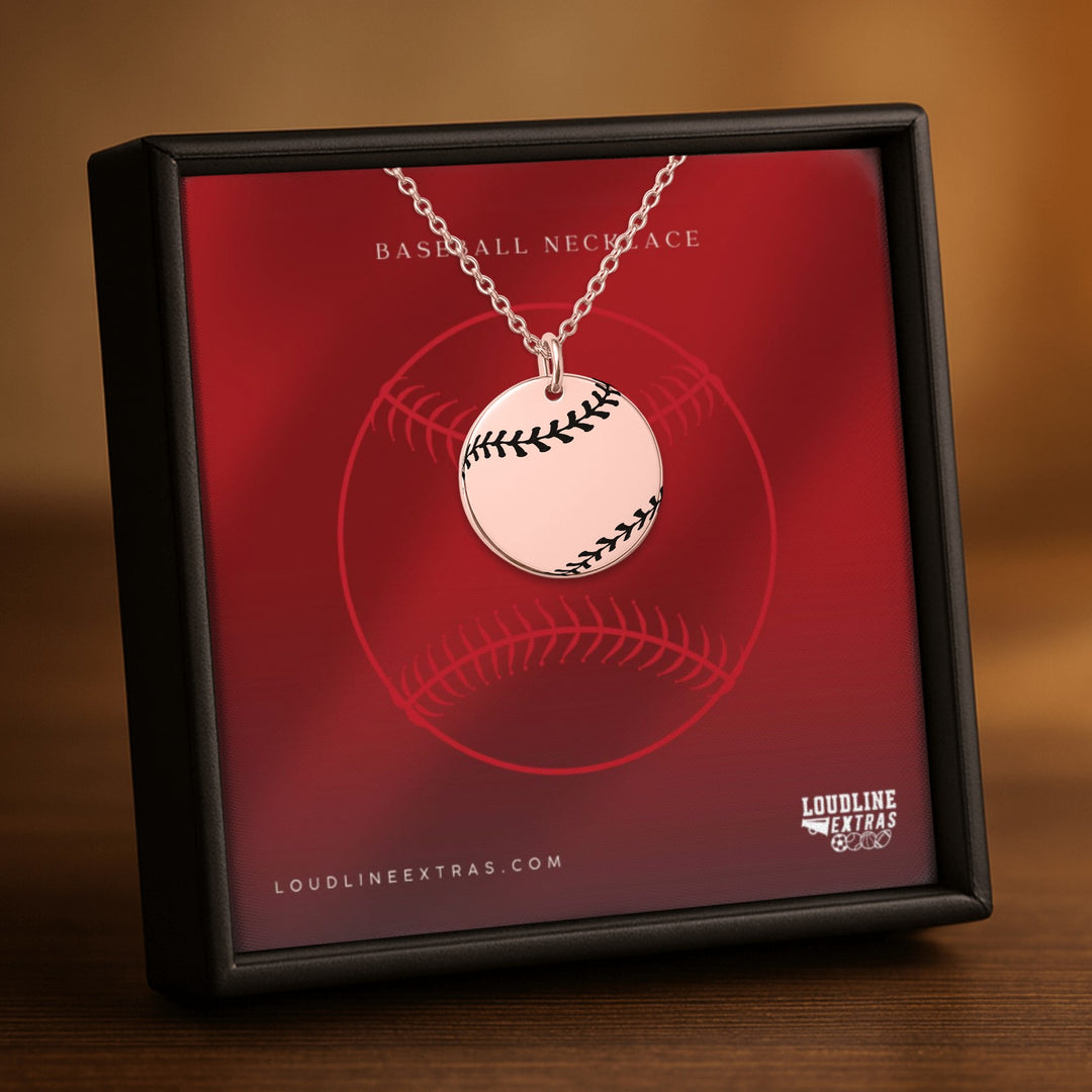Baseball Coin Necklace