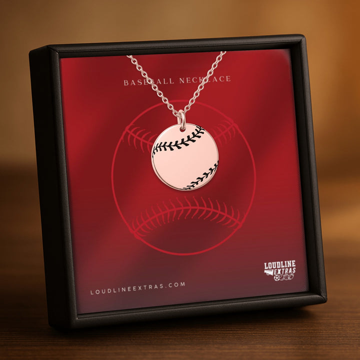 Baseball Coin Necklace