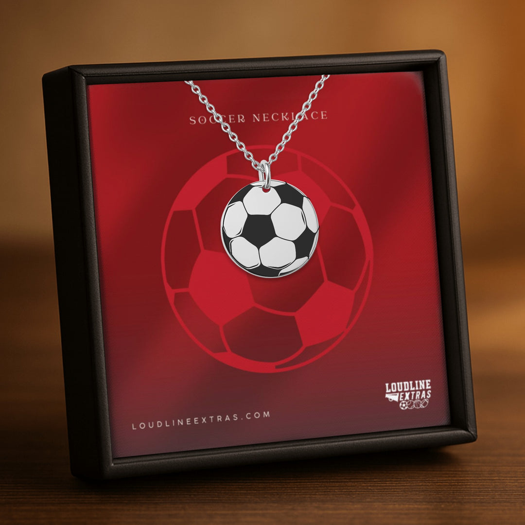 Soccer Ball Coin Necklace