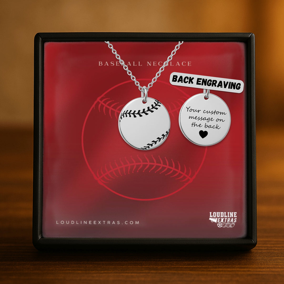 Baseball Coin Necklace