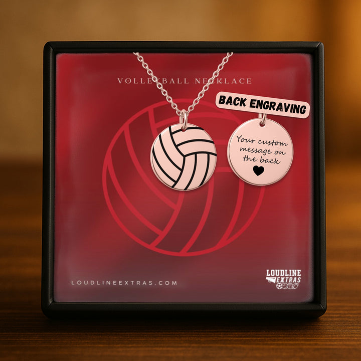 Volleyball Coin Necklace