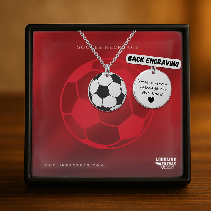 Soccer Ball Coin Necklace