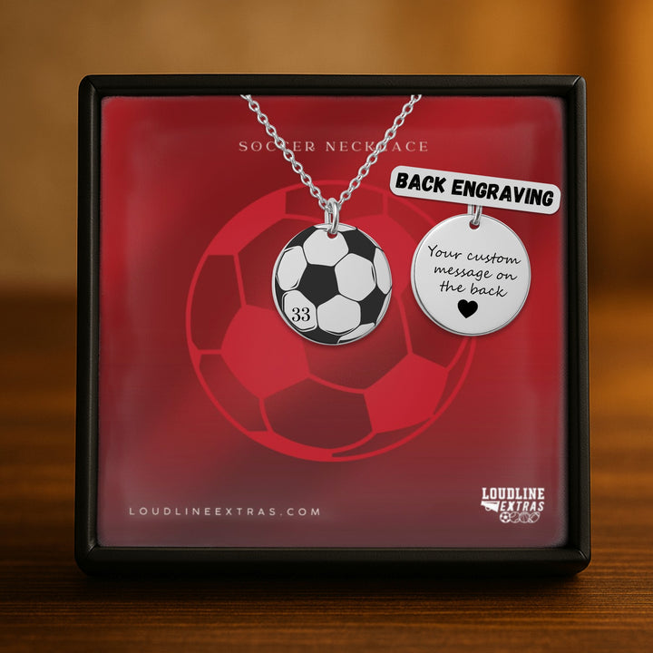 Soccer Ball Coin Necklace