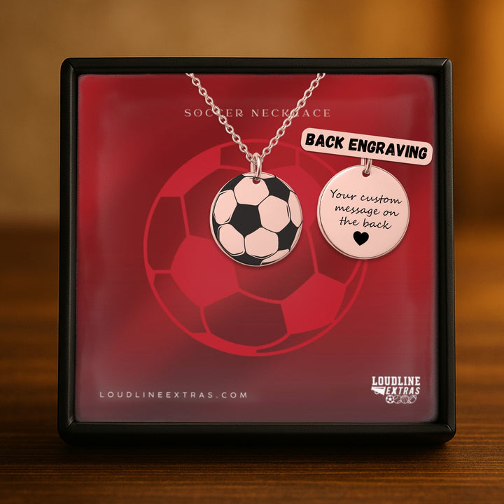 Soccer Ball Coin Necklace