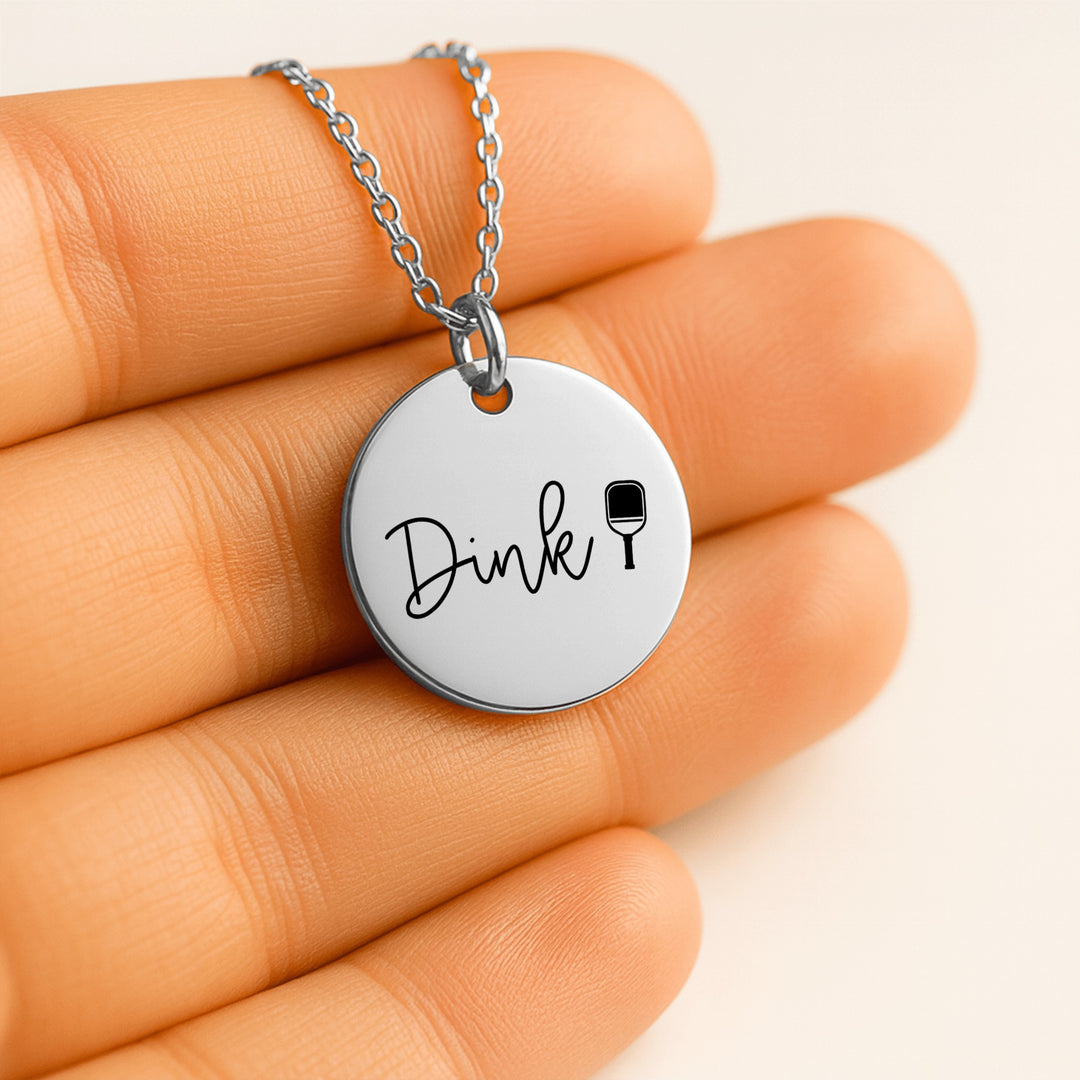 Dink Pickleball Coin Necklace
