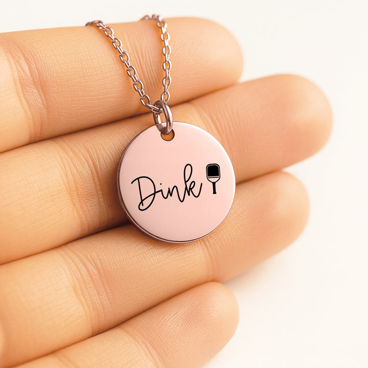 Dink Pickleball Coin Necklace