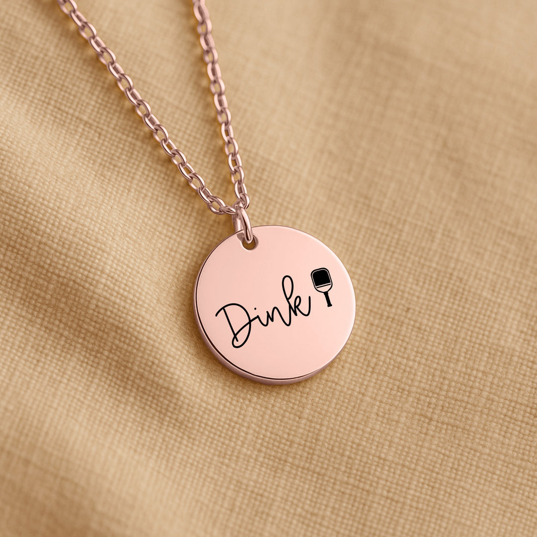Dink Pickleball Coin Necklace