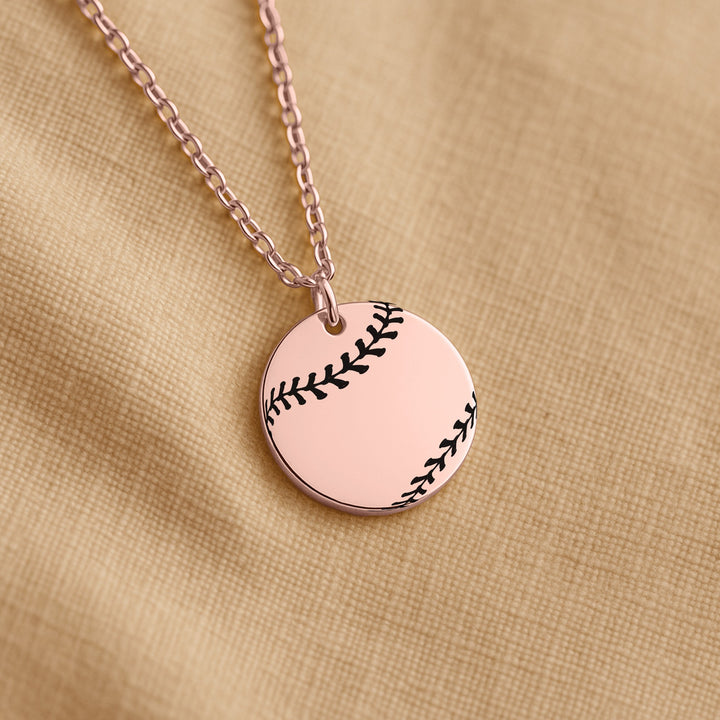 Baseball Coin Necklace