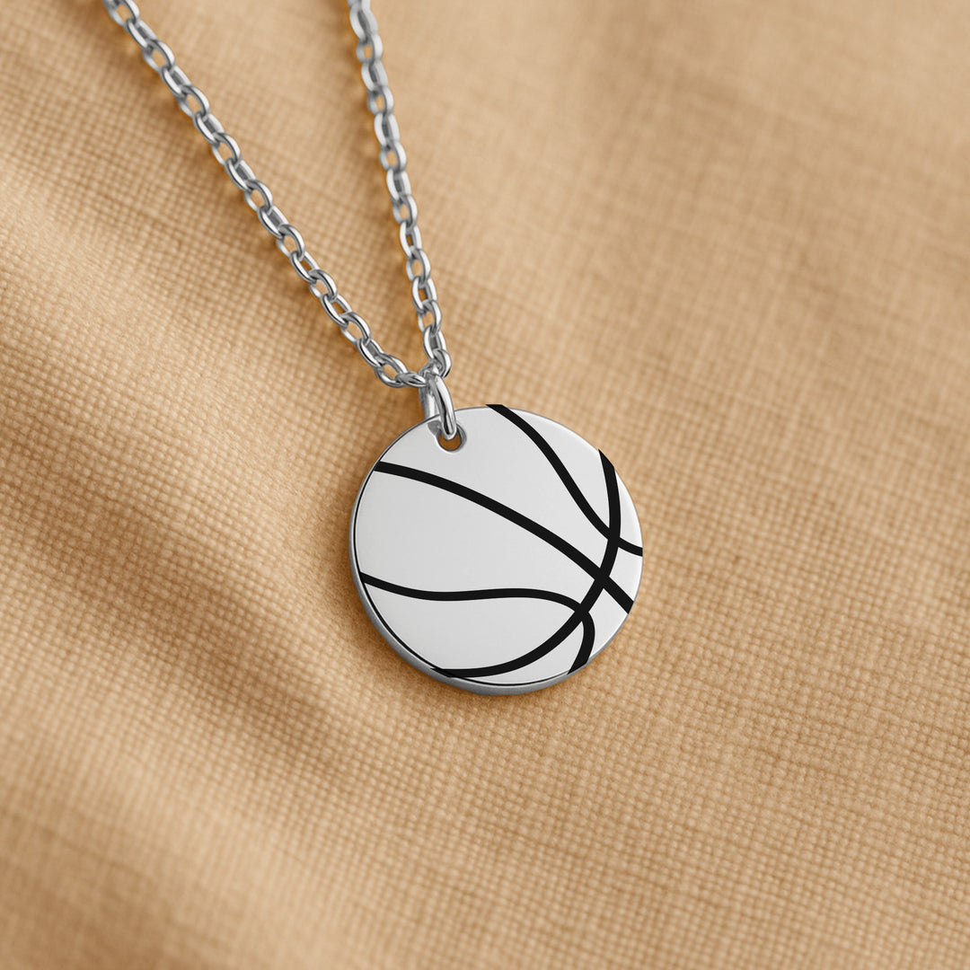 Basketball Coin Necklace
