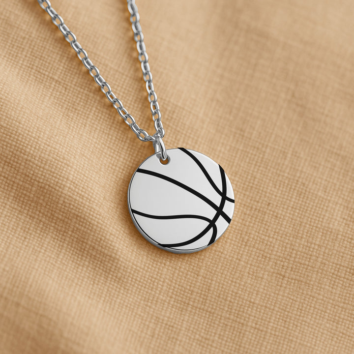 Basketball Coin Necklace