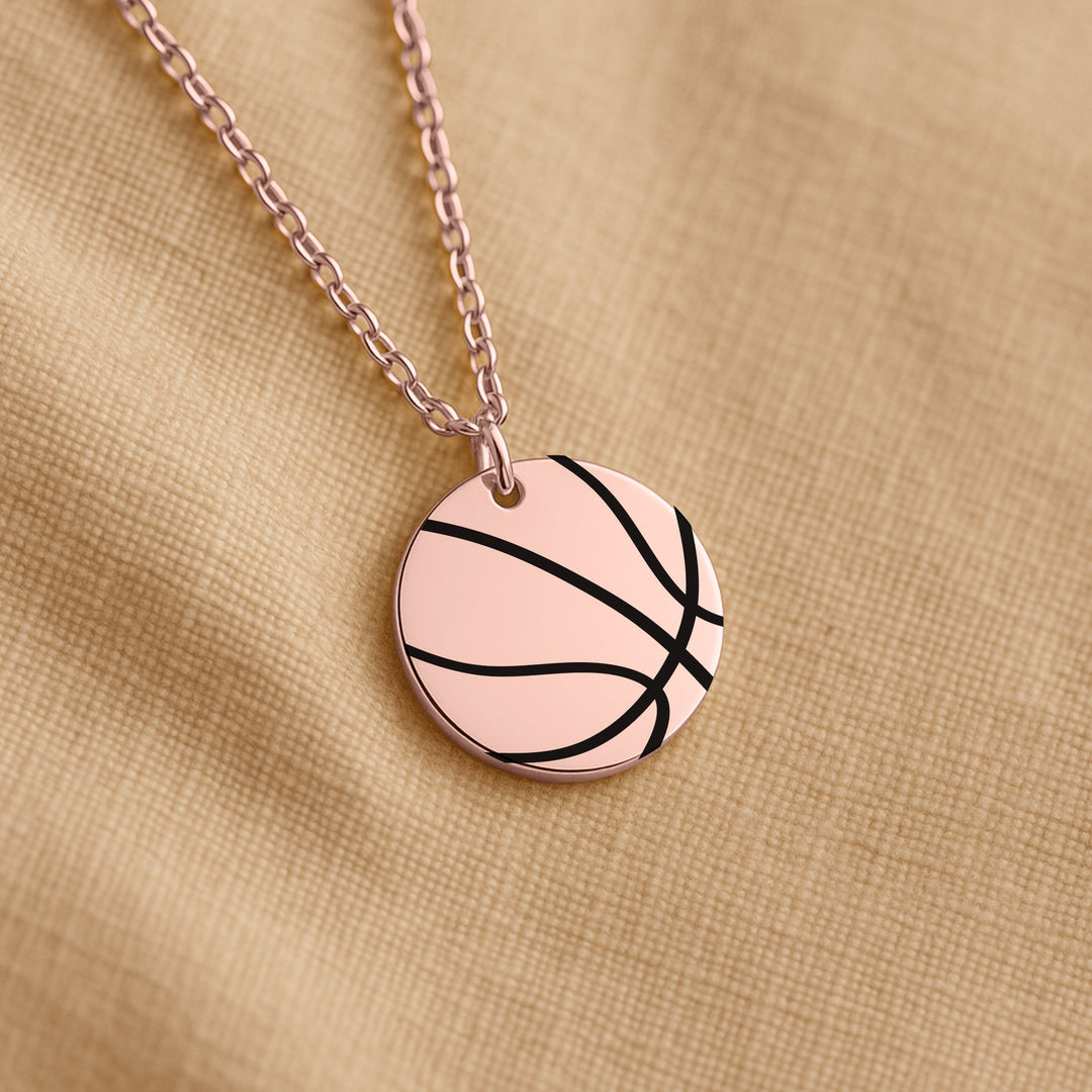 Basketball Coin Necklace