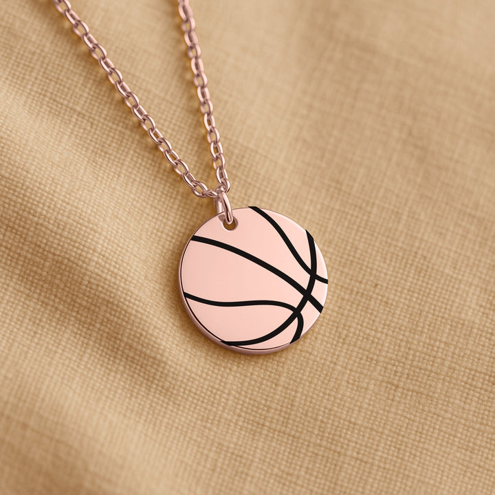 Basketball Coin Necklace