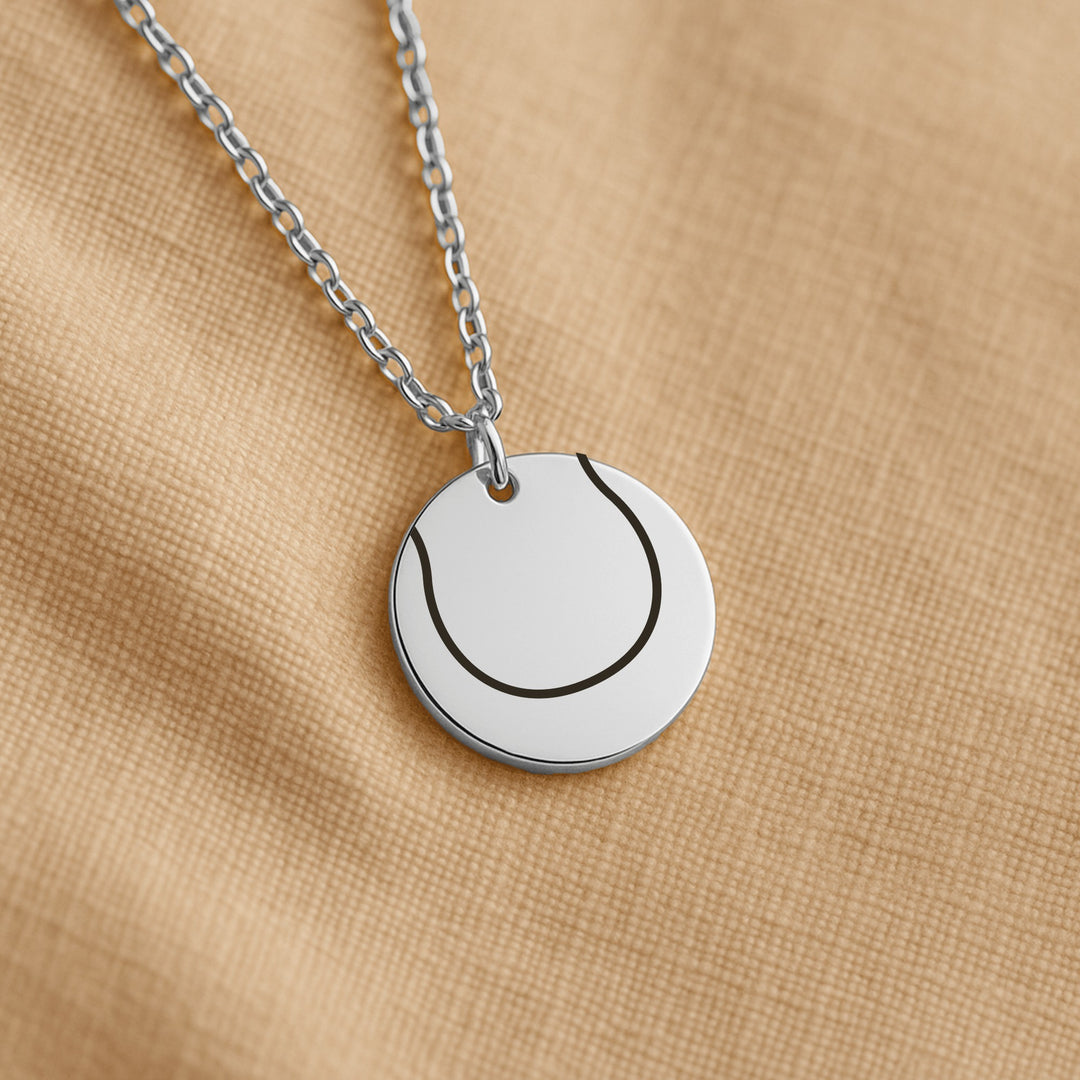 Tennis Ball Coin Necklace