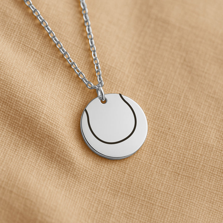 Tennis Ball Coin Necklace