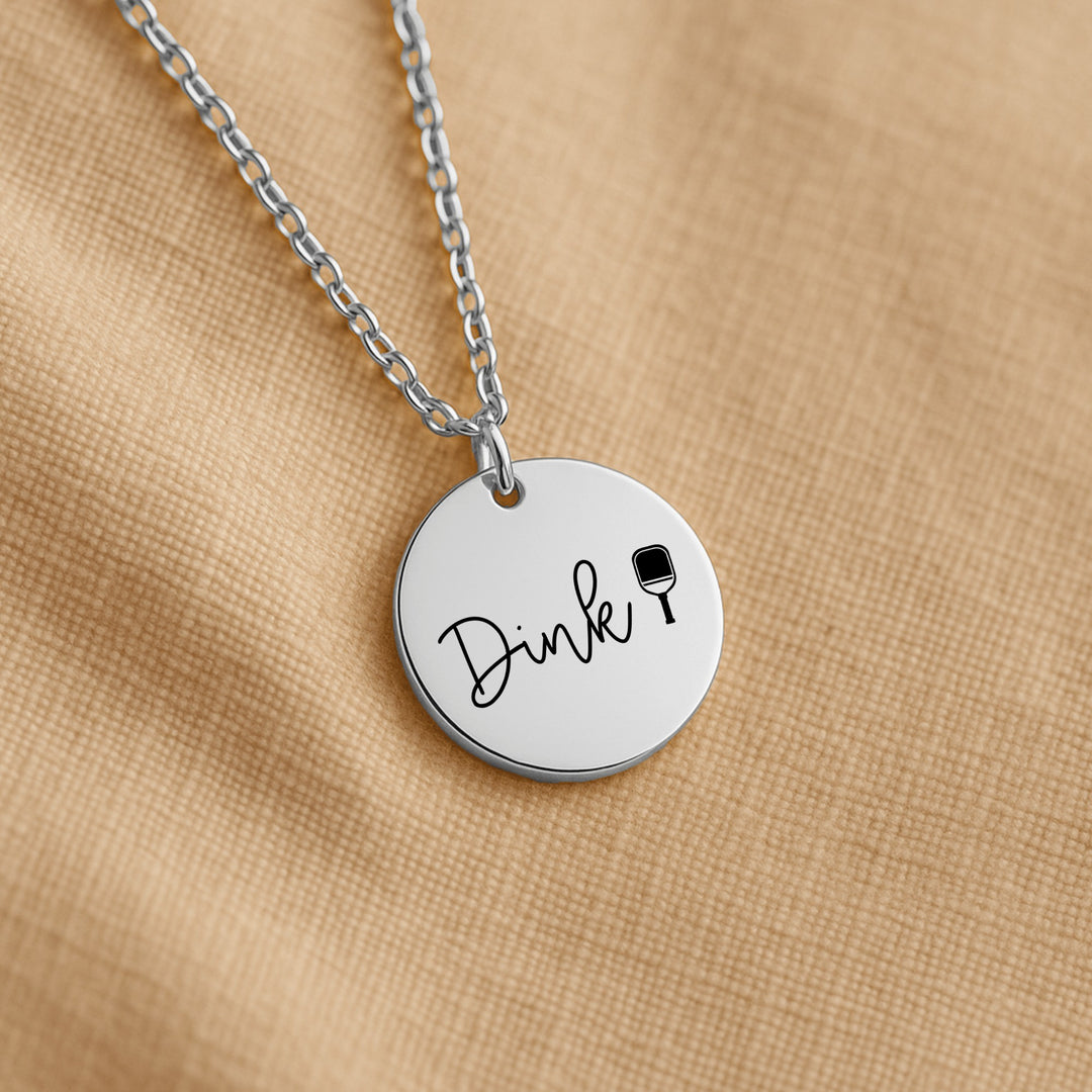 Dink Pickleball Coin Necklace