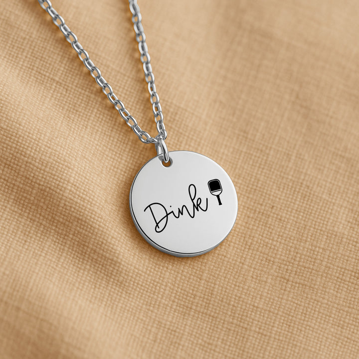 Dink Pickleball Coin Necklace