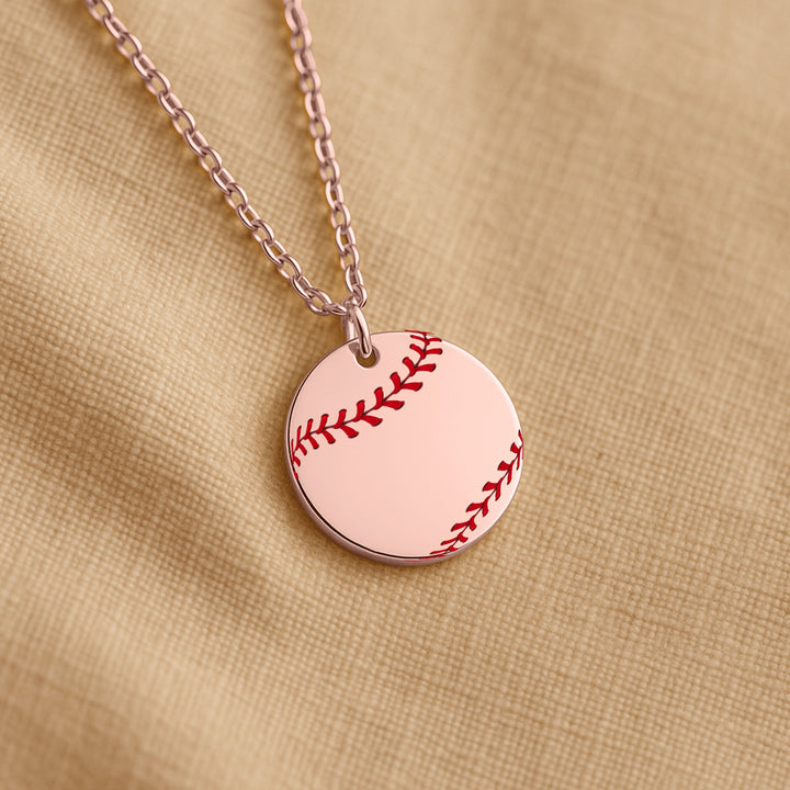Baseball Coin Necklace