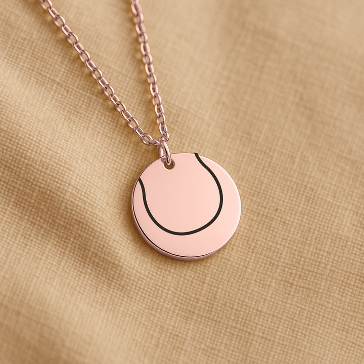 Tennis Ball Coin Necklace