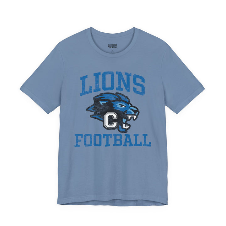 Canton Lions Football &amp; Cheer Unisex Adult Standard T-Shirt - Lions Football Design
