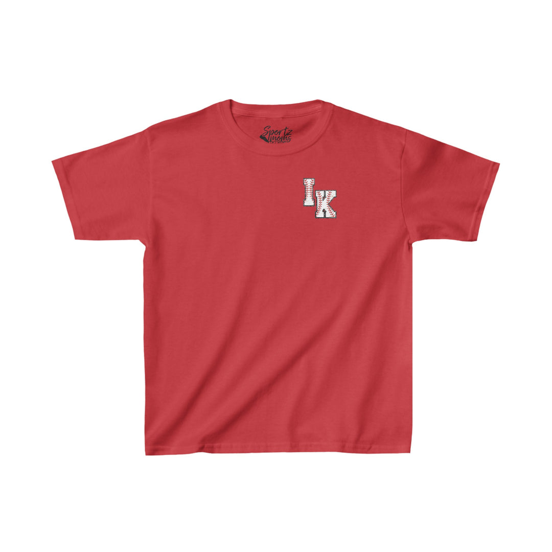Iron Knights Youth Unisex T-Shirt w/Flag Design &amp; Name and Number on Back
