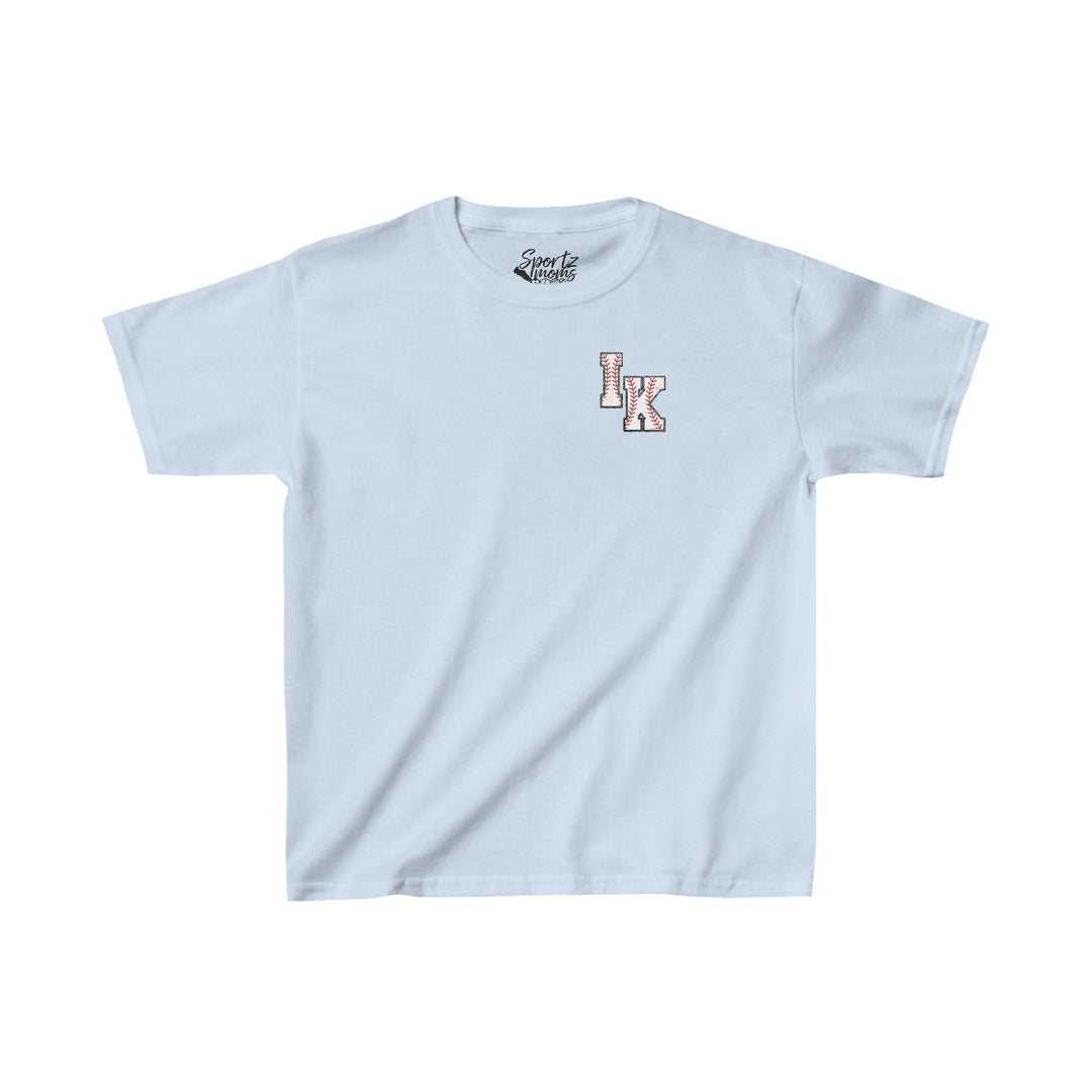 Iron Knights Youth Unisex T-Shirt w/Flag Design &amp; Name and Number on Back