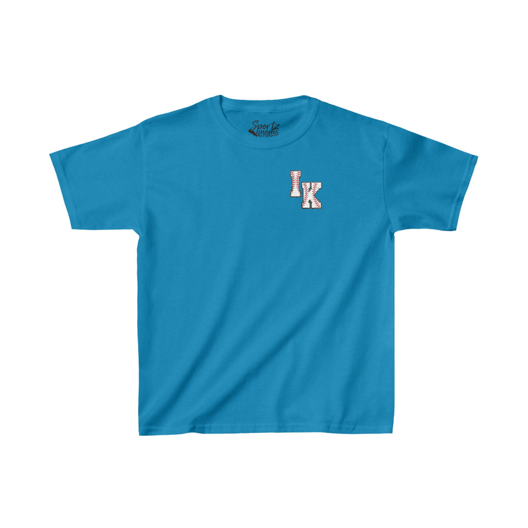 Iron Knights Youth Unisex T-Shirt w/Flag Design &amp; Name and Number on Back