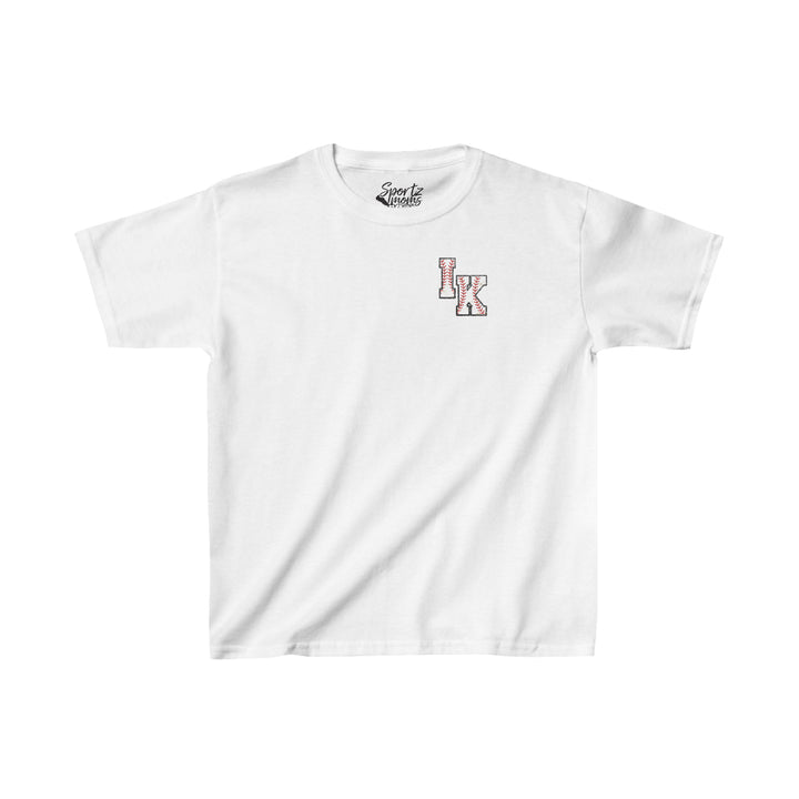 Iron Knights Youth Unisex T-Shirt w/Flag Design &amp; Name and Number on Back