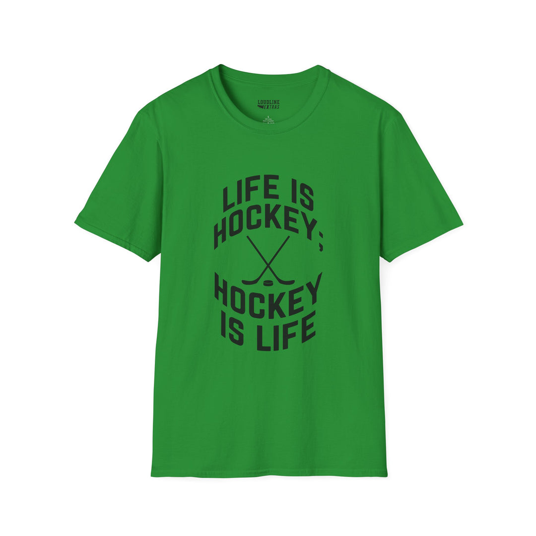 Life is Hockey Unisex Adult T-Shirt