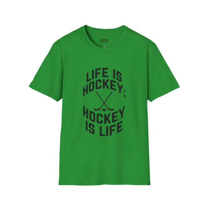 Life is Hockey Unisex Adult T-Shirt