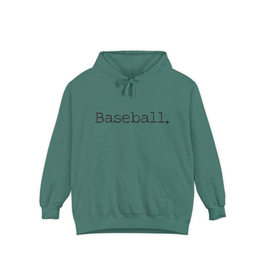 Typewriter Design Baseball Unisex Adult Premium Hooded Sweatshirt