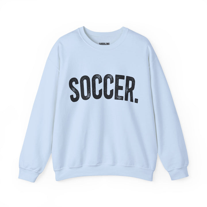 Rustic Design Soccer Unisex Adult Crewneck Sweatshirt