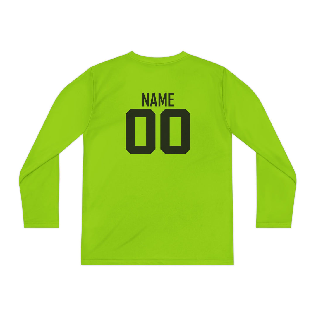 Unisex Youth Long Sleeve Moisture Wicking Shirt