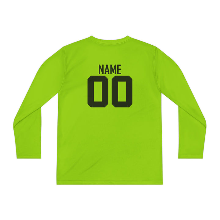 Unisex Youth Long Sleeve Moisture Wicking Shirt