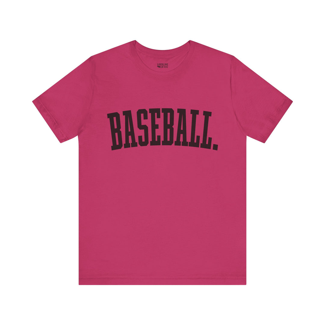 Tall Design Baseball Unisex Adult T-Shirt