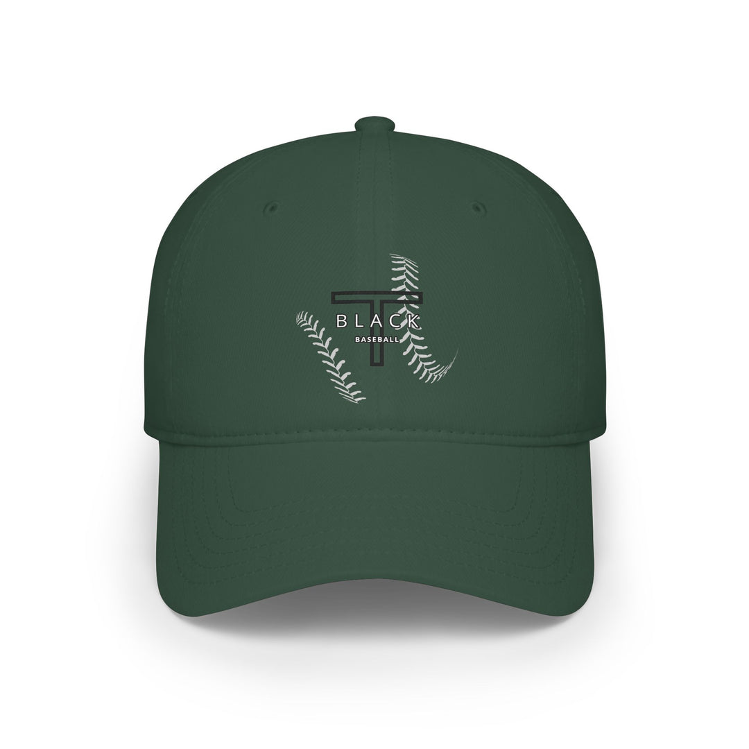 T-Black Dugout Low Profile Baseball Cap