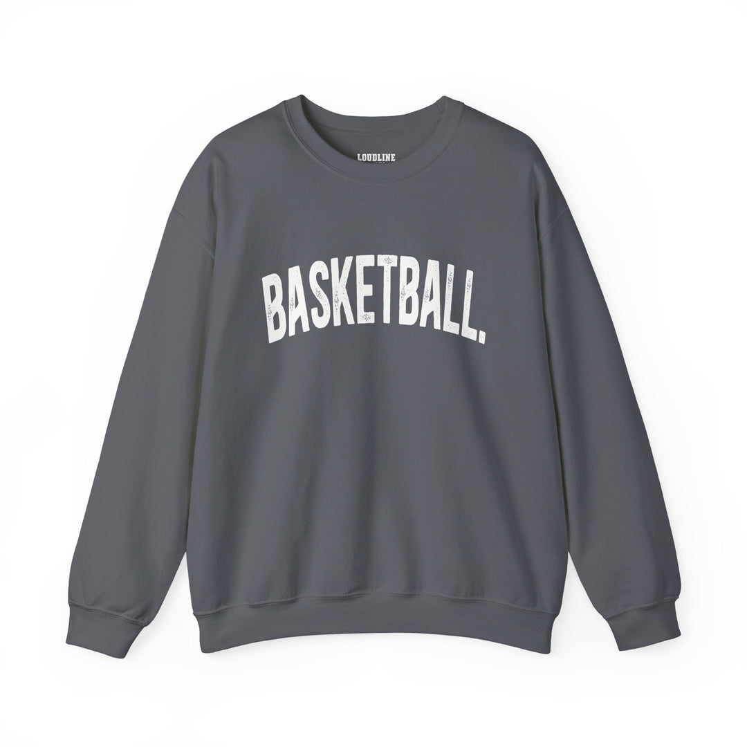 Rustic Design Basketball Unisex Adult Crewneck Sweatshirt