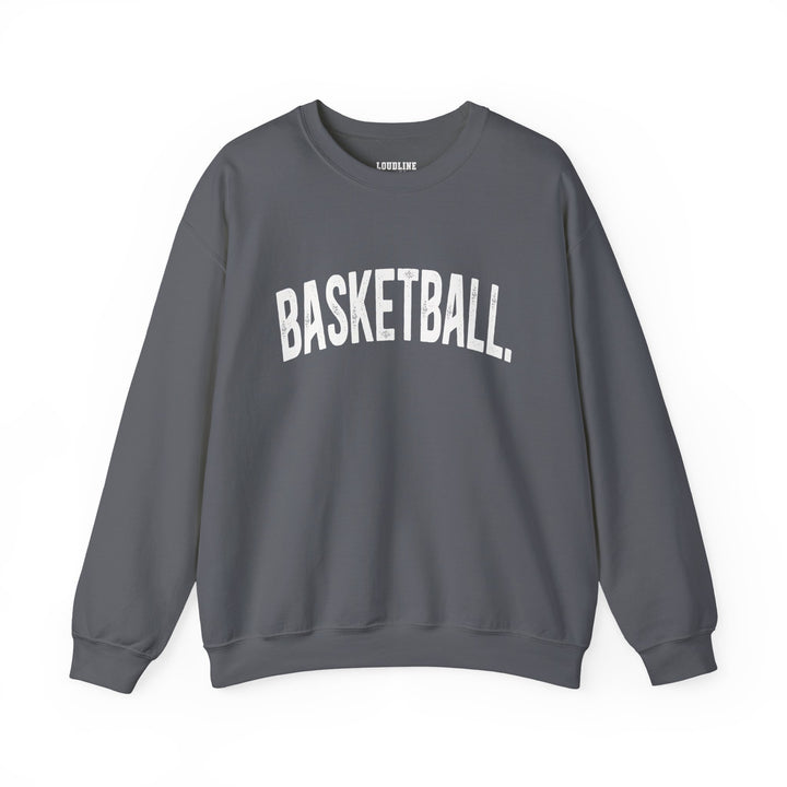 Rustic Design Basketball Unisex Adult Crewneck Sweatshirt
