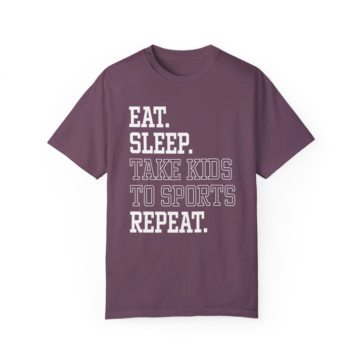 Eat Sleep Take Kids To Sports Repeat Unisex Adult Premium T-Shirt