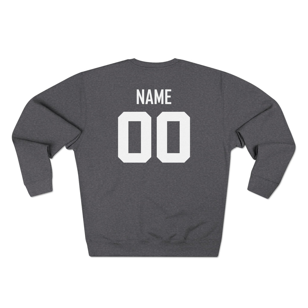 Canton Lions Football &amp; Cheer Unisex Adult Premium Crewneck Sweatshirt - Big C Design