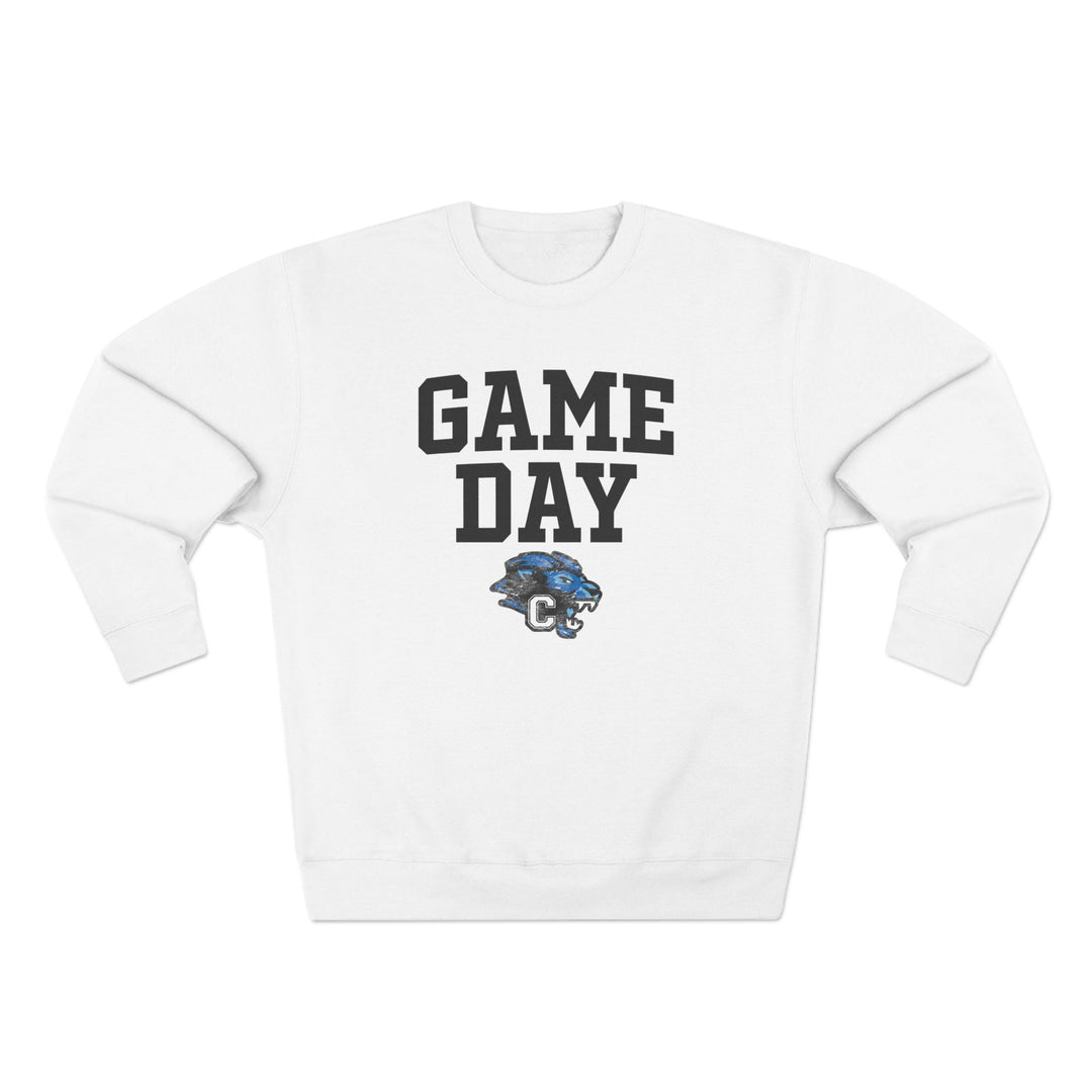 Canton Lions Football &amp; Cheer Unisex Adult Premium Crewneck Sweatshirt - Game Day 2 Design