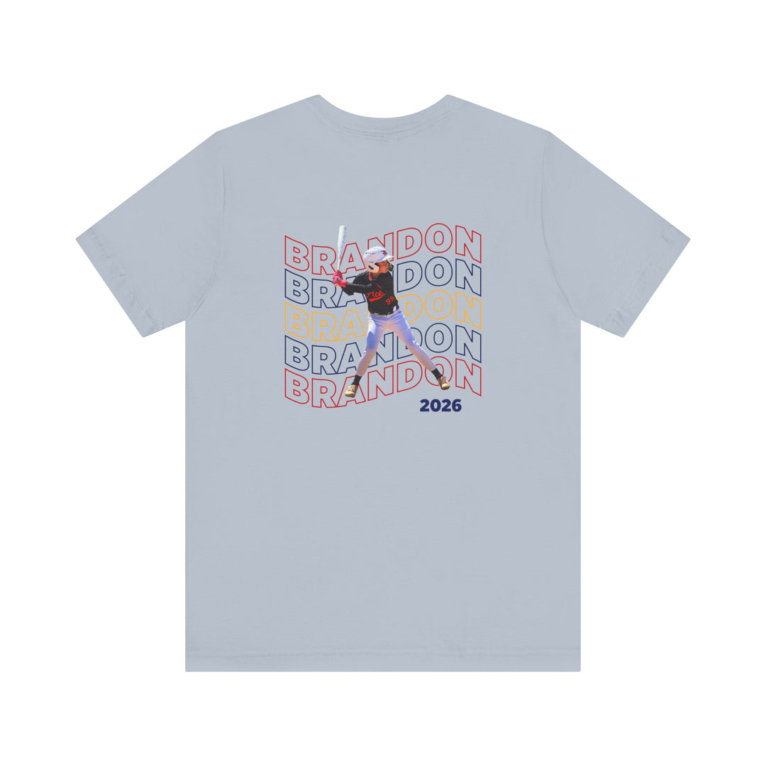 Cooperstown Picture Wavy Name Front &amp; Back Design - Unisex Adult T-Shirt