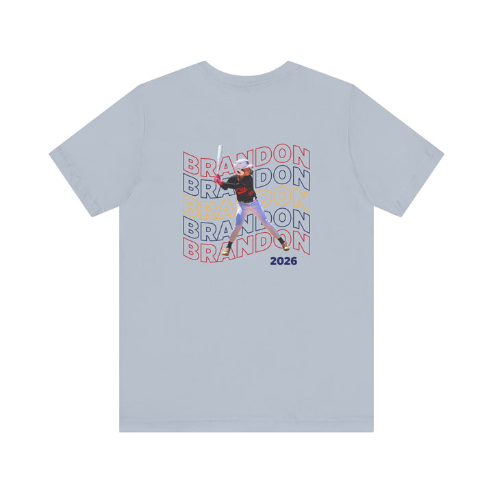 Cooperstown Picture Wavy Name Front &amp; Back Design - Unisex Adult T-Shirt