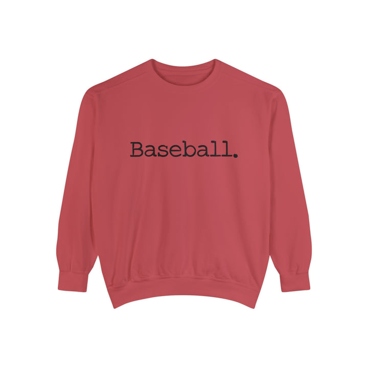 Typewriter Design Baseball Unisex Adult Premium Crewneck Sweatshirt