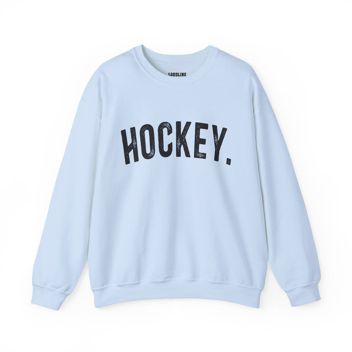 Rustic Design Hockey Unisex Adult Crewneck Sweatshirt